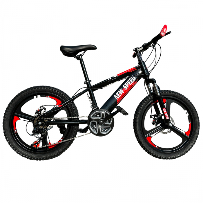 Bicicletă pentru Copii New Speed 20 inch, 21 Viteze, Frâne pe Disc, Roți Magneziu, NS08 [2]