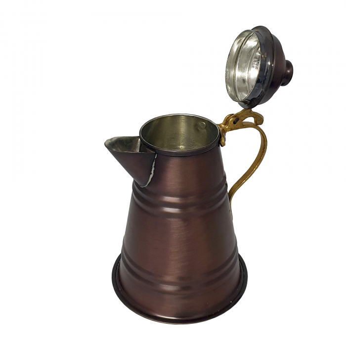 Carafă din cupru antichizat cu capac 1050 ml CTR12 [4]