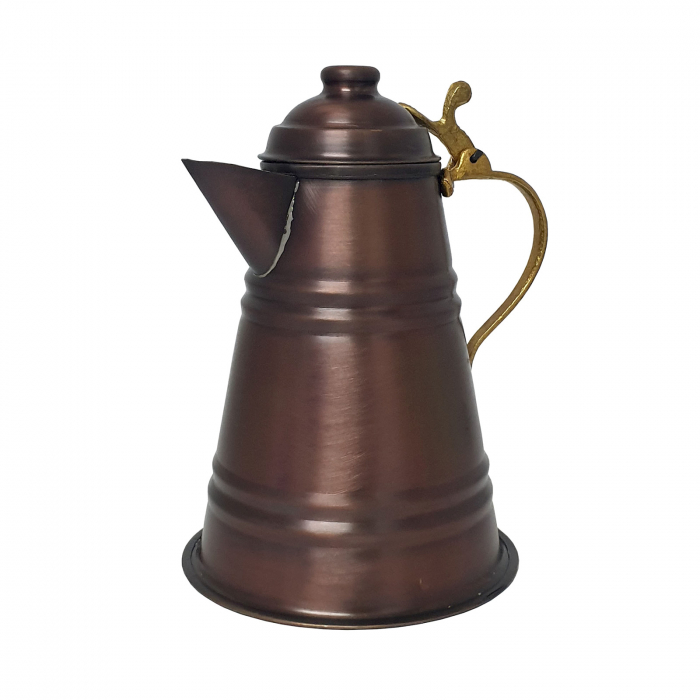 Carafă din cupru antichizat cu capac 1050 ml CTR12 [2]