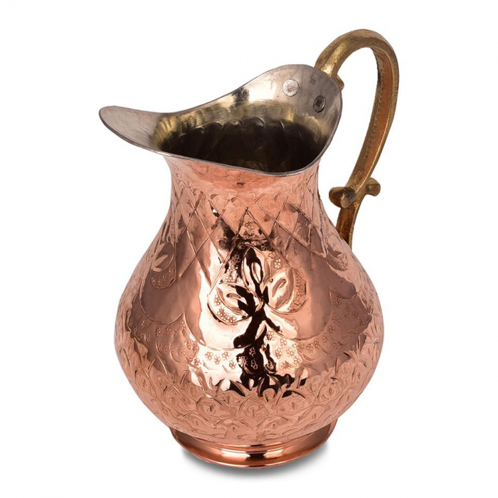 Carafă din cupru gravată manual 1100 ml CTR65 [2]