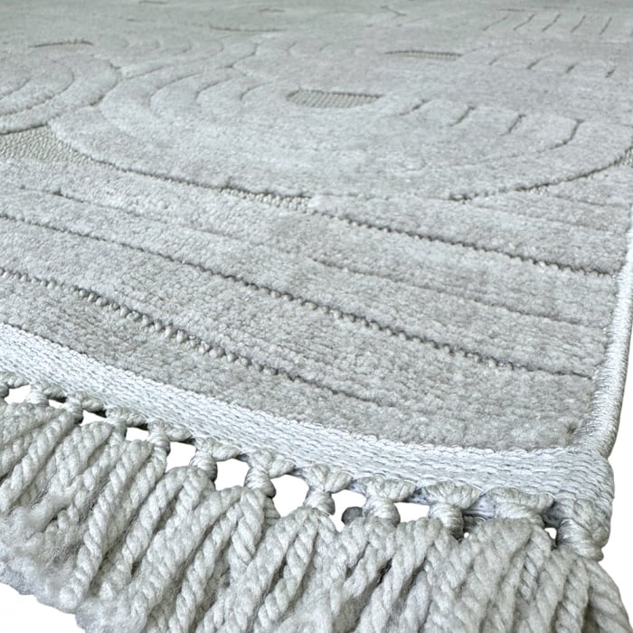 Covor 3D în relief acolade 678G diverse mărimi Gri [4]