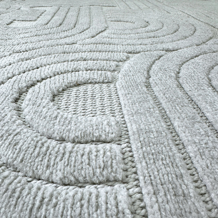 Covor 3D în relief acolade 678G diverse mărimi Gri [5]
