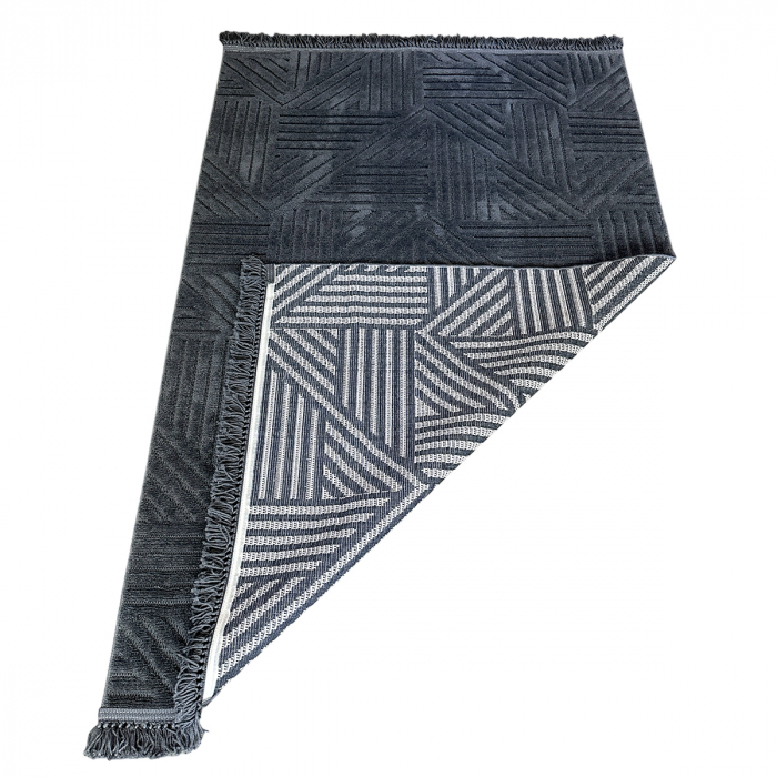 Covor 3D în relief geometric 692A diverse mărimi Antracit [6]