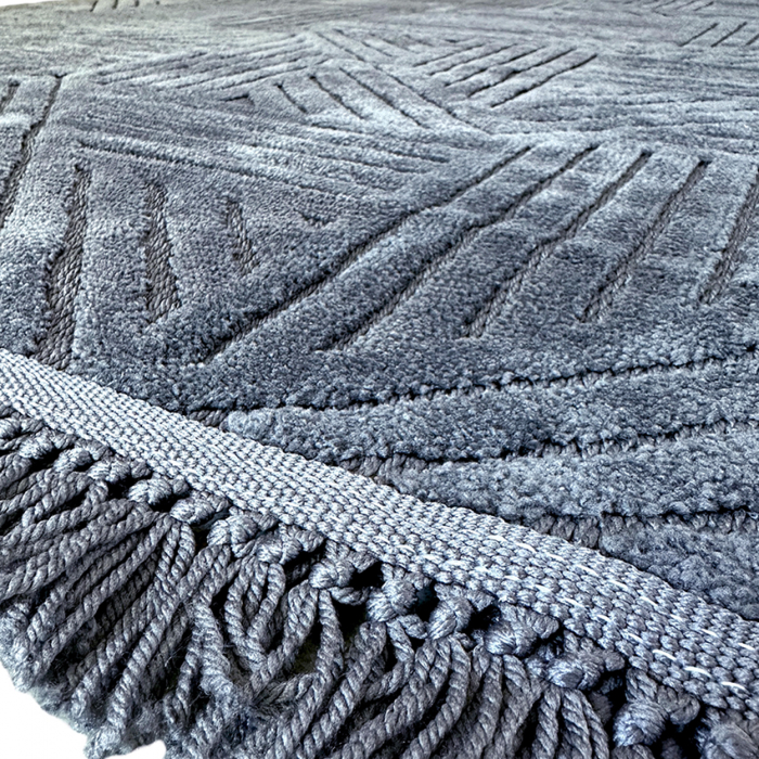 Covor 3D în relief geometric 692A diverse mărimi Antracit [4]