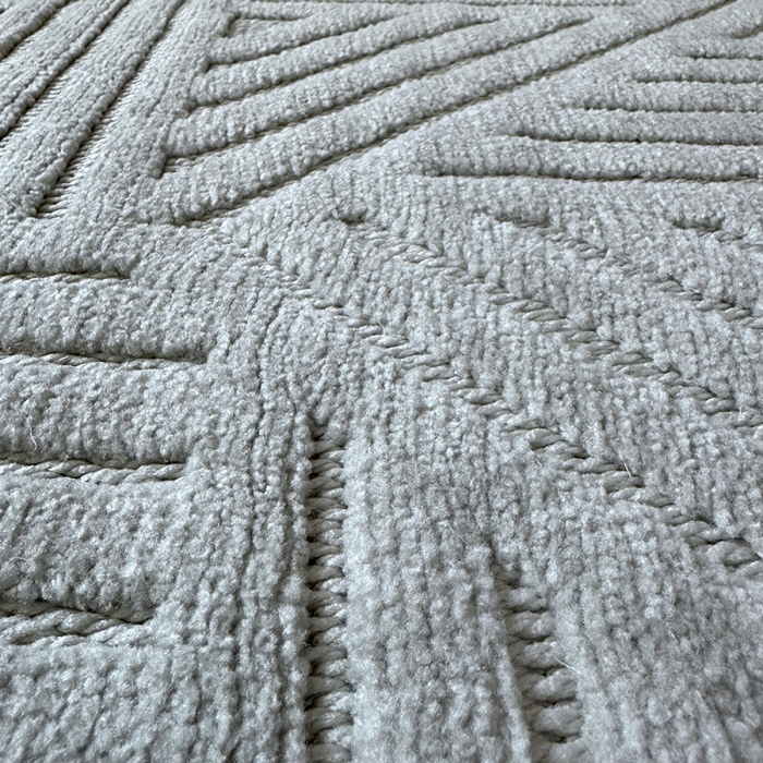 Covor 3D în relief geometric 692G diverse mărimi Gri [5]