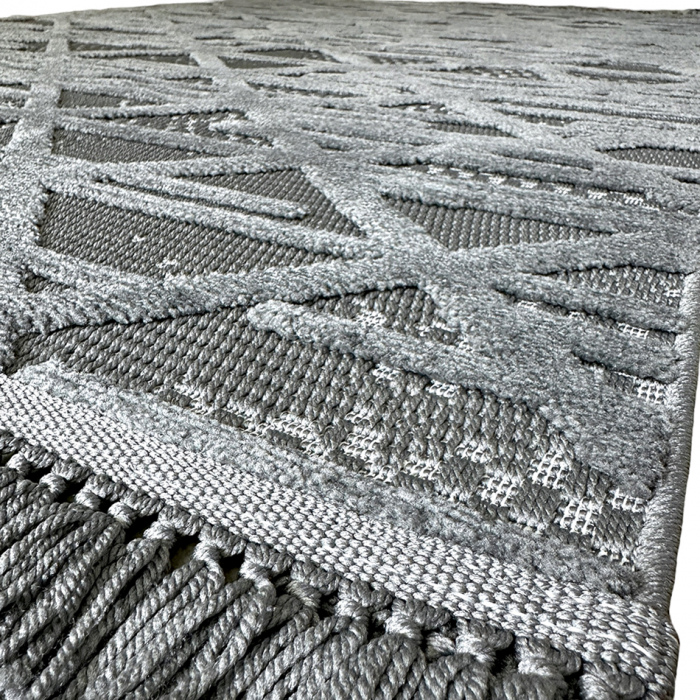 Covor 3D în relief zigzag 036A diverse mărimi Antracit [4]