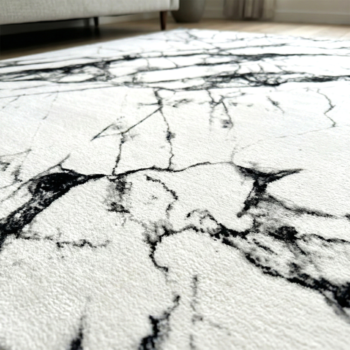 Covor cameră antiderapant, model marmură, mai multe dimensiuni [3]