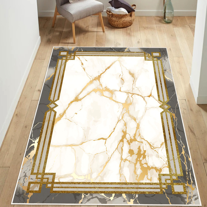 Covor cameră antiderapant, Stil Luxury, mai multe dimensiuni [2]