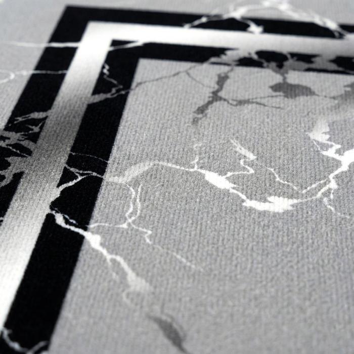 Covor cameră antiderapant, Marmură Gri, mai multe dimensiuni [3]