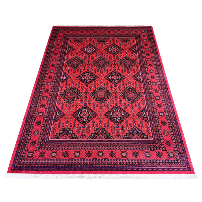 Covor cameră antiderapant, Model Etnic Oriental Clasic, mai multe dimensiuni [3]