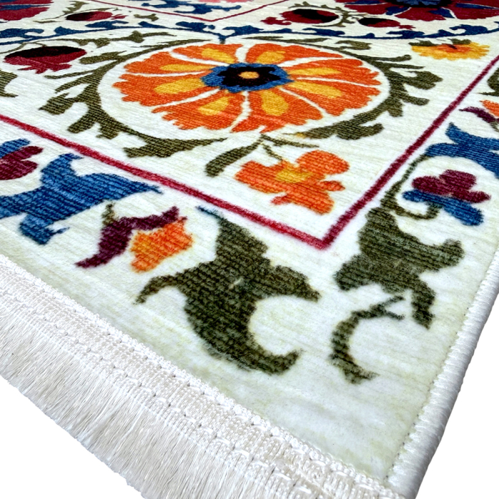 Covor cameră antiderapant, Tradițional Floral Multicolor, mai multe dimensiuni [5]