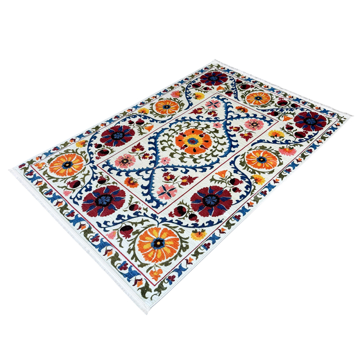 Covor cameră antiderapant, Tradițional Floral Multicolor, mai multe dimensiuni [10]