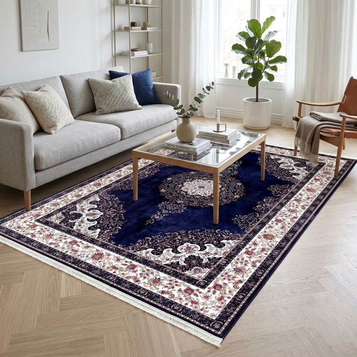 Covor cameră antiderapant, Model Persan Oriental, mai multe dimensiuni [3]