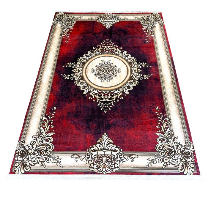 Covor cameră antiderapant, Clasic Elegant Baroc, mai multe dimensiuni [3]