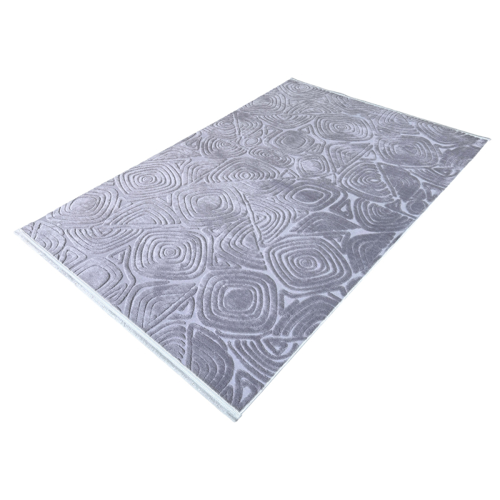 Covor cameră antiderapant, Welsoft, triunghi gri, mai multe dimensiuni [9]