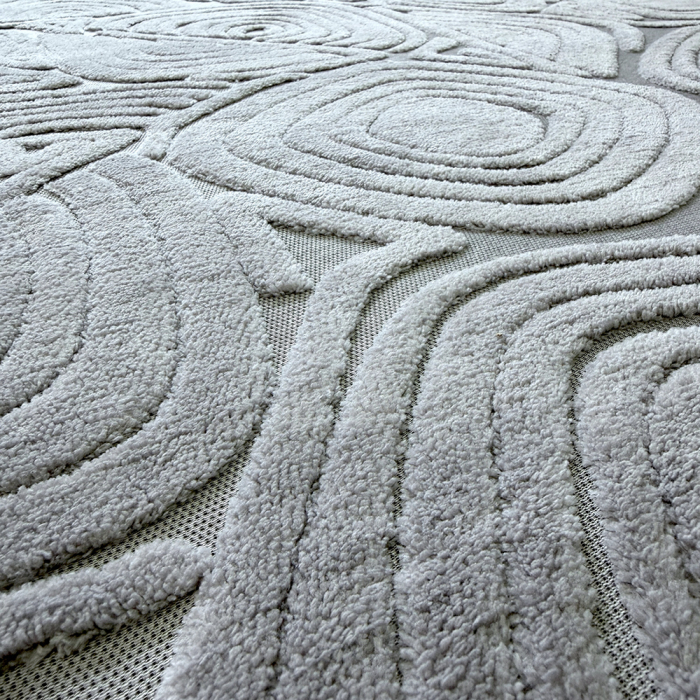 Covor cameră antiderapant, Welsoft, triunghi gri, mai multe dimensiuni [7]