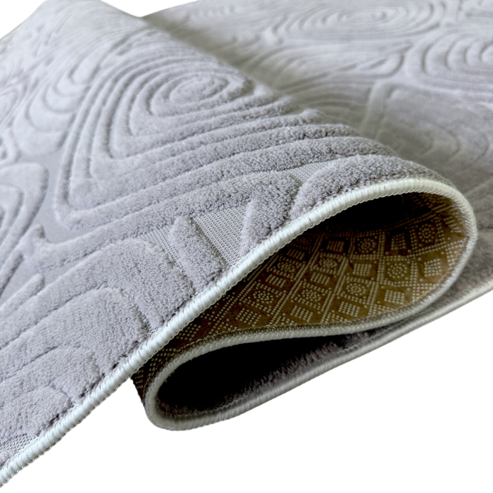 Covor cameră antiderapant, Welsoft, triunghi gri, mai multe dimensiuni [8]