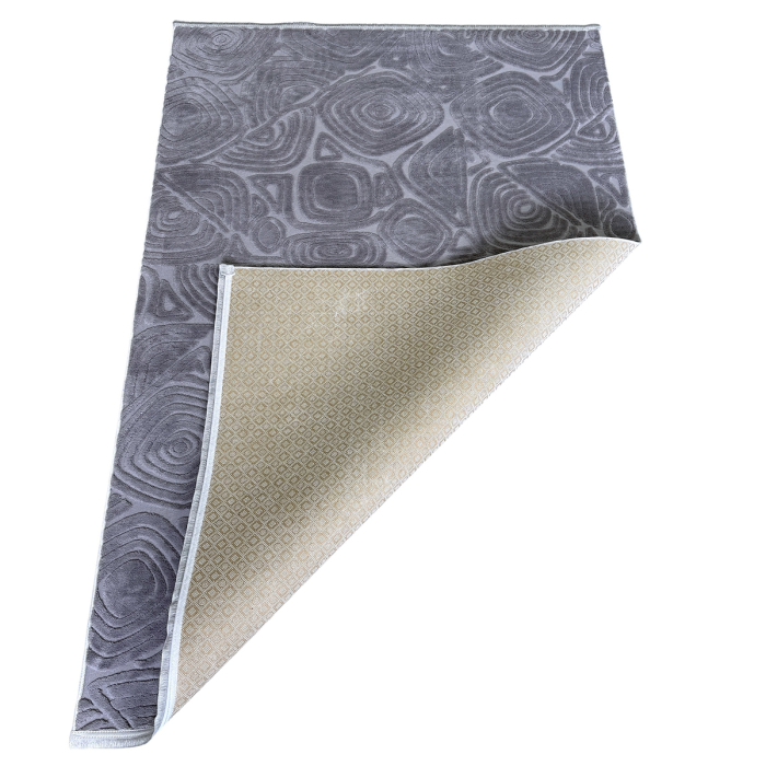 Covor cameră antiderapant, Welsoft, triunghi gri, mai multe dimensiuni [10]