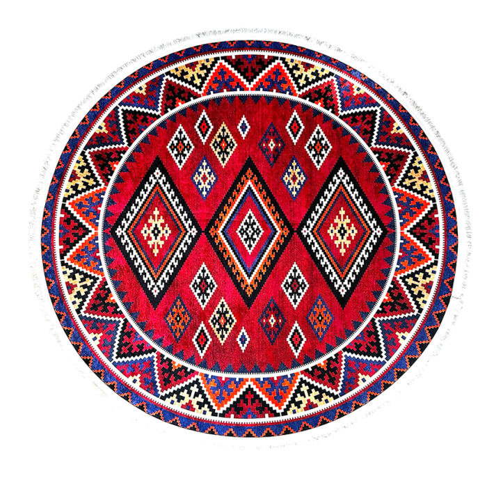 Covor rotund antiderapant, 100x100 cm, COR014 [6]