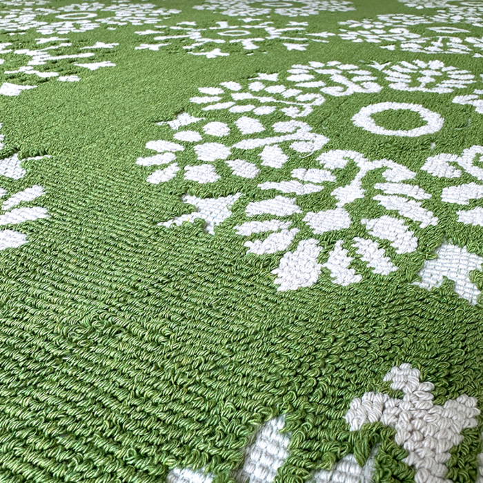 Covor țesut din Bumbac, verde, diverse mărimi, CBB600 [4]