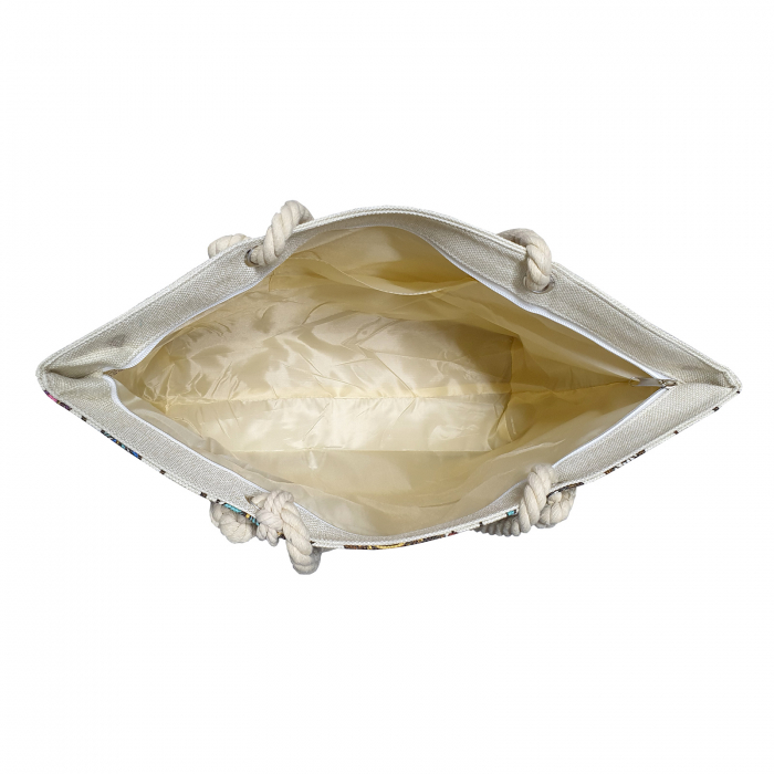 Geantă de plajă mare, cu portofel și buzunar interior KD2471 [4]