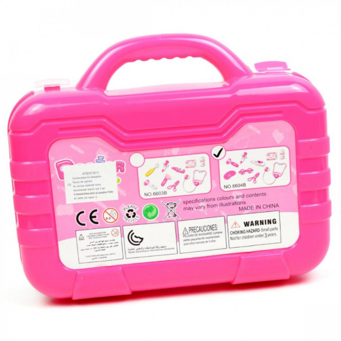Gentuță doctor cu accesorii cu sunete și lumini roz JC54 [3]