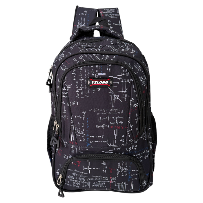Ghiozdan pentru școală, 43 x 28 x 20 cm, 3 compartimente, model Math Formula, GS108 [2]