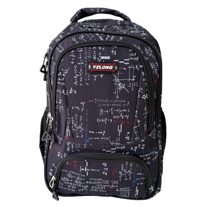 Ghiozdan pentru școală, 43 x 28 x 20 cm, 3 compartimente, model Math Formula, GS108 [3]