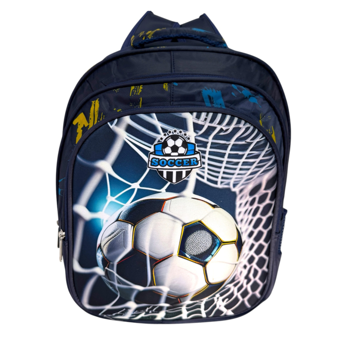 Ghiozdan pentru școală, 40 x 30 x 20 cm, 3 compartimente, model Soccer, GS129 [2]
