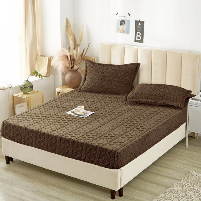 Husă protecție pat și 2 fețe de pernă, Cocolino, 180 x 200 cm, 3 piese, HPP55 [1]