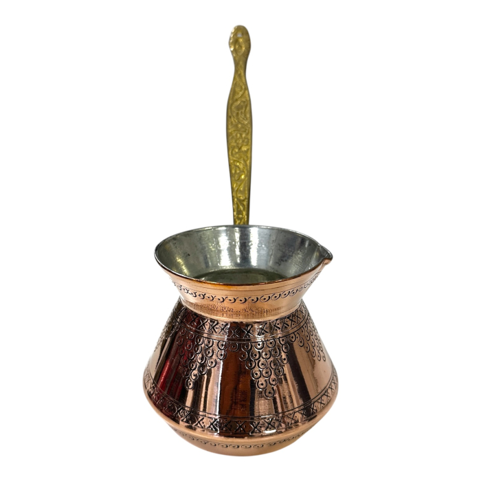Ibric din cupru cu mâner din alamă 580 ml CTR17 [3]