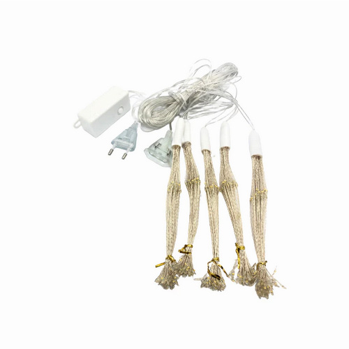 Instalație de Crăciun, 5 artificii decorative, 3 metri, diverse culori [3]