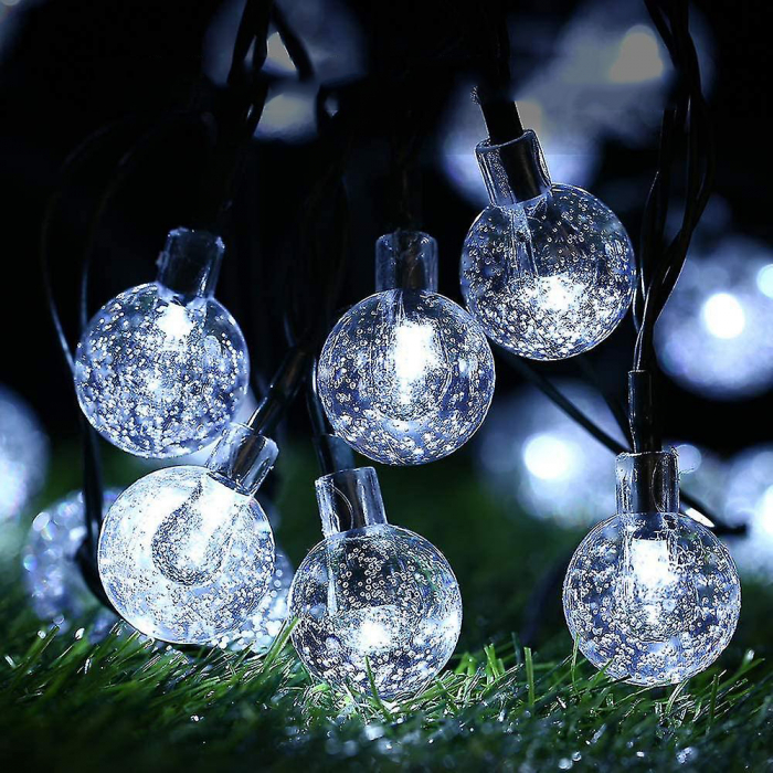 Instalație solară bulb, 50 LED-uri, 6 metri, de exterior [2]
