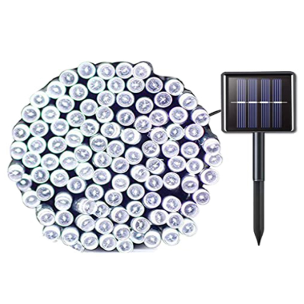 Instalație solară liniară, bec clar, alb rece, 10 metri [1]