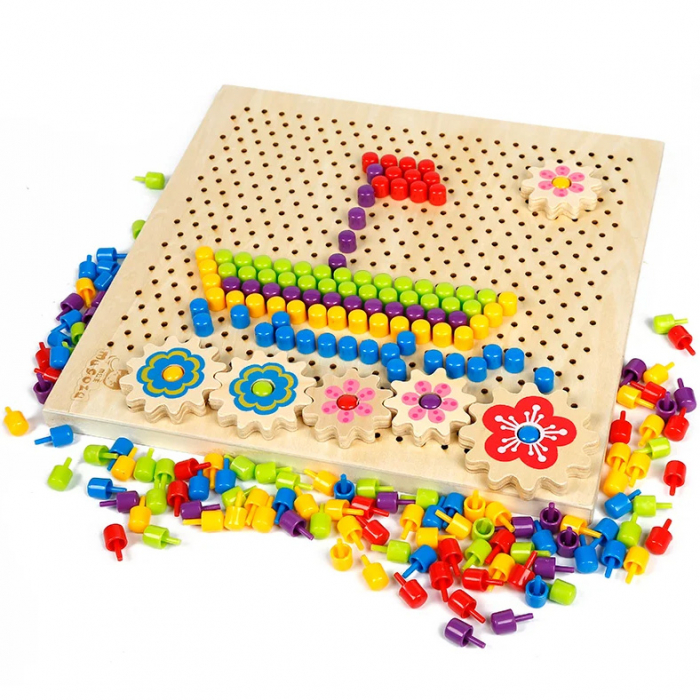 Joc creativ din lemn Variety Pixel 257 piese JC05 [4]