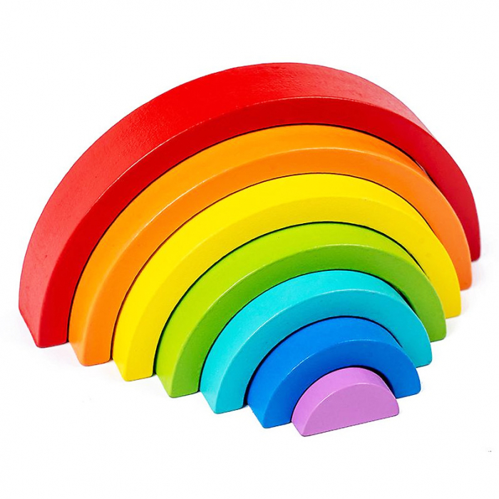 Joc din lemn Montessori curcubeu JC73 [2]