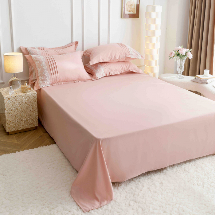 Lenjerie de pat 2 persoane, bumbac soft touch, 6 piese, PRE08 [2]