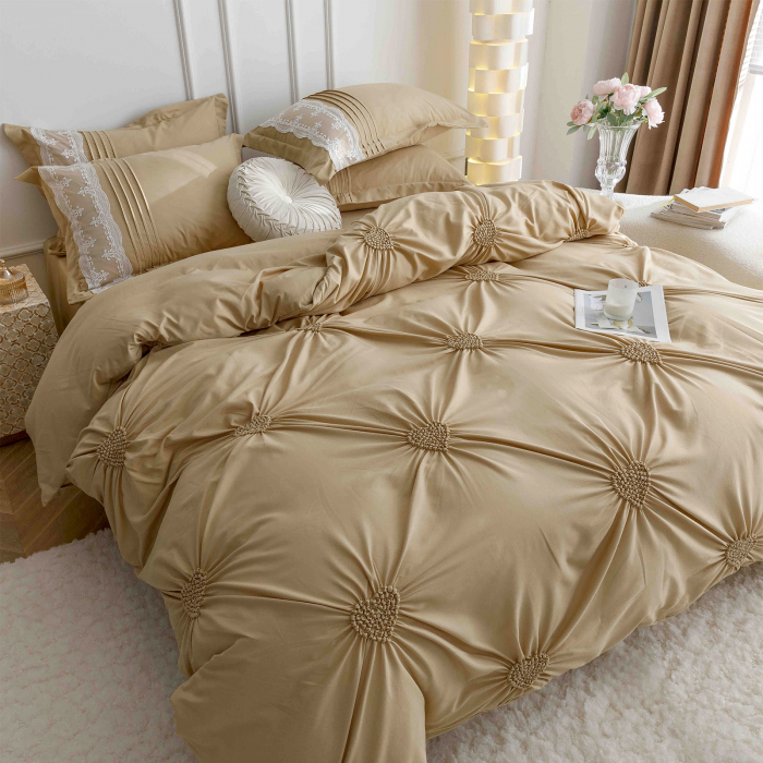 Lenjerie de pat 2 persoane, bumbac soft touch, 6 piese, PRE09 [5]