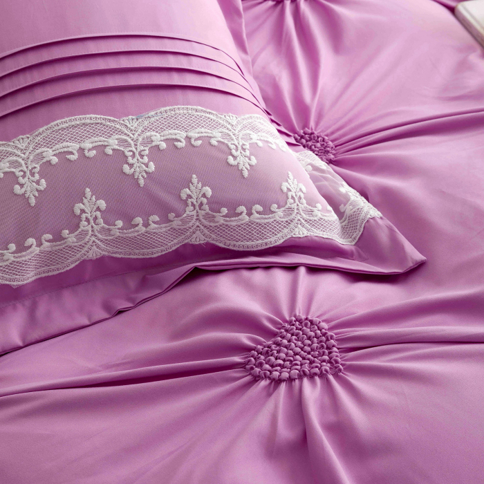 Lenjerie de pat 2 persoane, bumbac soft touch, 6 piese, PRE12 [4]