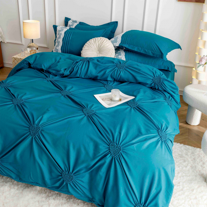 Lenjerie de pat 2 persoane, bumbac soft touch, 6 piese, PRE15 [4]