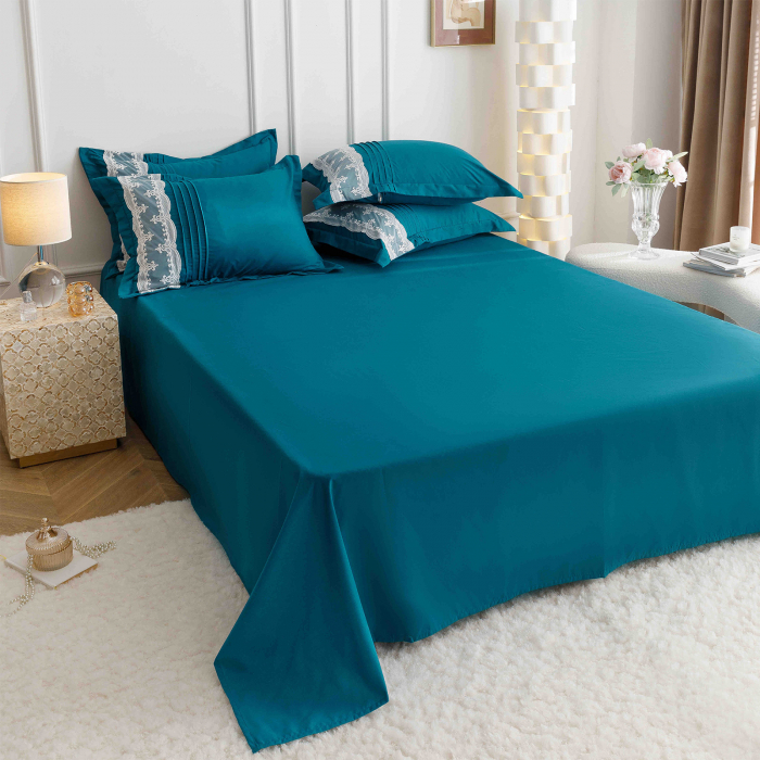 Lenjerie de pat 2 persoane, bumbac soft touch, 6 piese, PRE15 [3]
