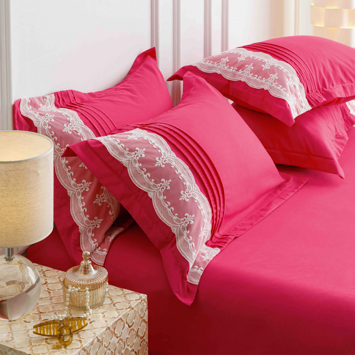 Lenjerie de pat 2 persoane, bumbac soft touch, 6 piese, PRE16 [3]