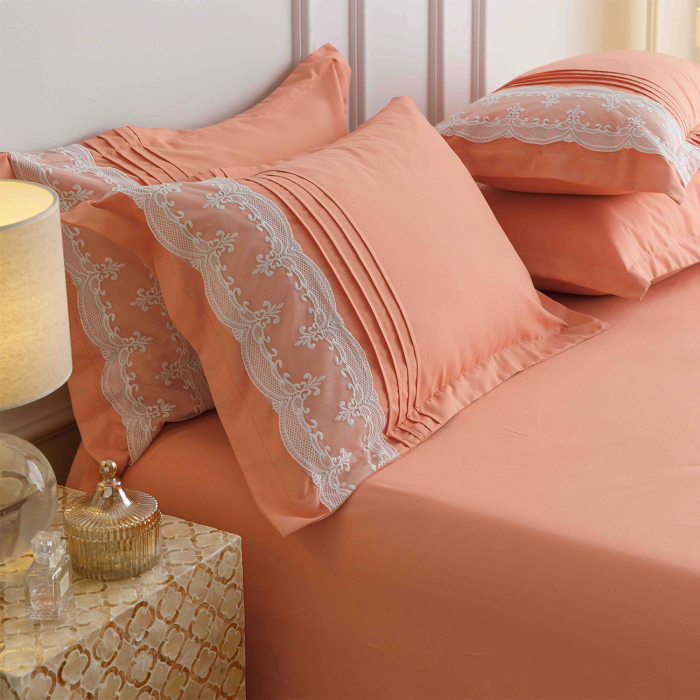 Lenjerie de pat 2 persoane, bumbac soft touch, 6 piese, PRE17 [3]