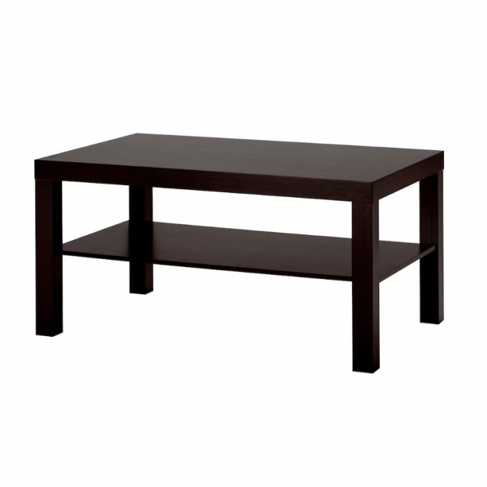 Măsuță cafea 90 x 55 cm, înălțime 45 cm, cu poliță, wenghe [2]