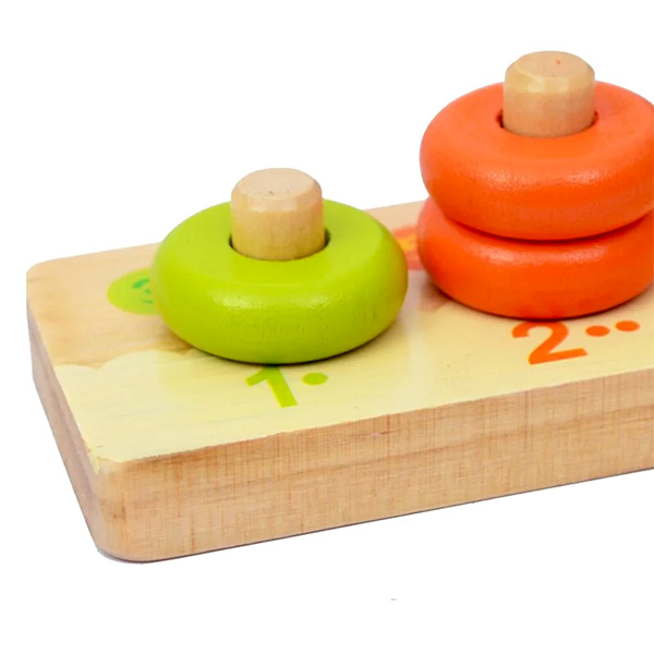 Numărătoare din lemn Montessori cu discuri JC15 [3]