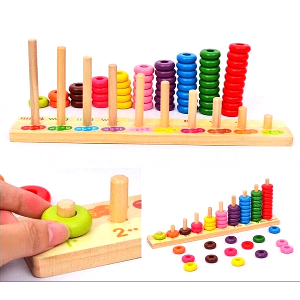 Numărătoare din lemn Montessori cu discuri JC15 [4]