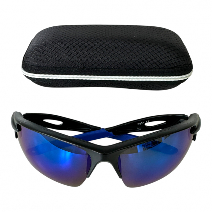 Ochelari de soare bărbați, cu filtru de protecție UV 400, cu toc cadou, OSB58 [4]