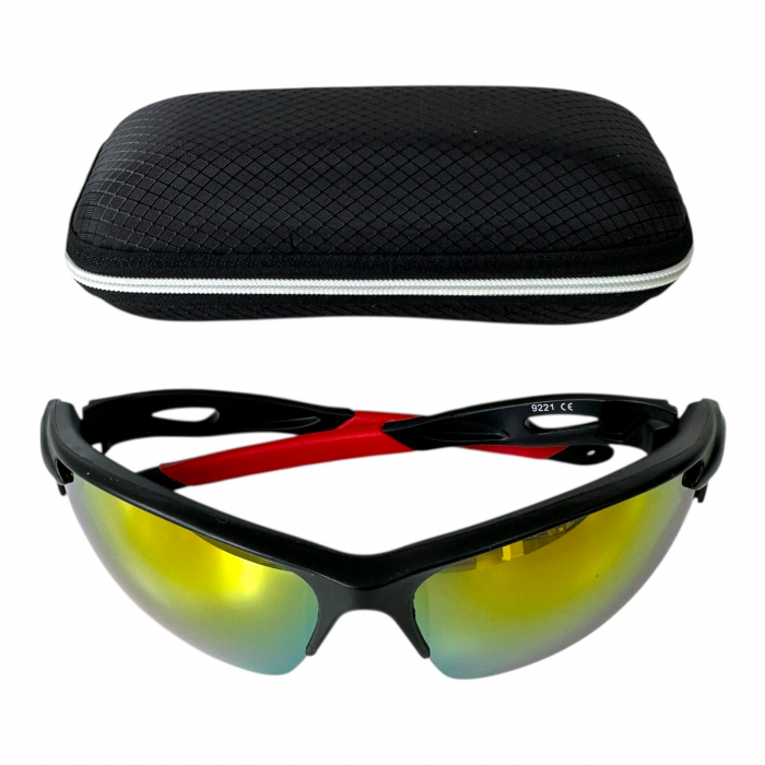 Ochelari de soare bărbați, cu filtru de protecție UV 400, cu toc cadou, OSB57 [4]