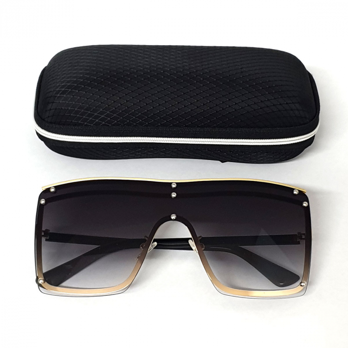 Ochelari de soare bărbați, cu filtru de protecție UV 400, cu toc cadou, OSB24 [4]
