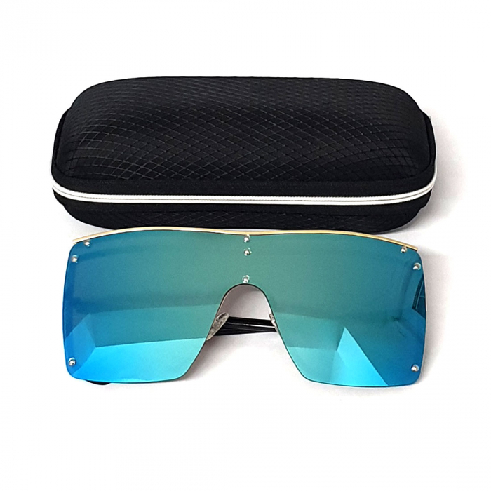 Ochelari de soare bărbați, cu filtru de protecție UV 400, cu toc cadou, OSB25 [4]